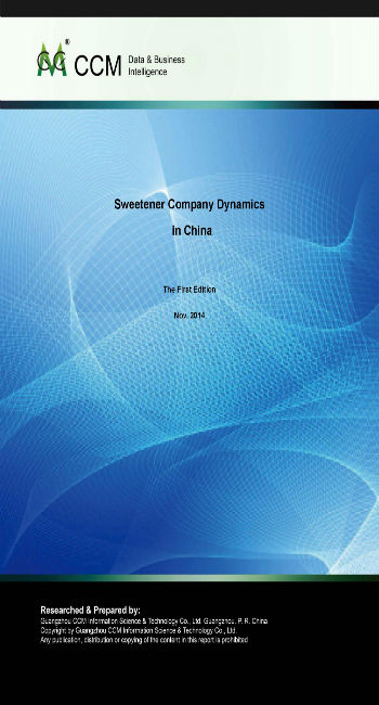 Sweetener Company Dynamics in China